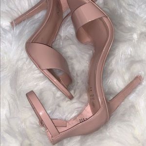 Blush pink heels